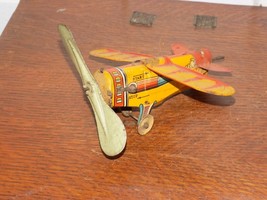 Vintage Sky Ranger Tin Wind Up Airplane Unique Art Toy Part - €71,76 EUR