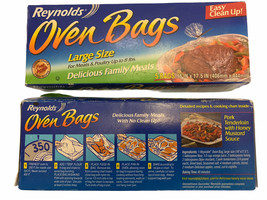 Reynolds Large Size Oven Bags 5 Bags Total Easy Clean Up for Meats &amp; Poultry NEW - £14.98 GBP