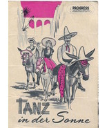 Tanz in der Sonne Brochure Vintage Movie 1954 Cziffra - £7.31 GBP