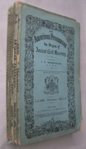 1858-9 Antique The American Freemason Ancient Craft Freemasonry Masonic ... - £116.80 GBP