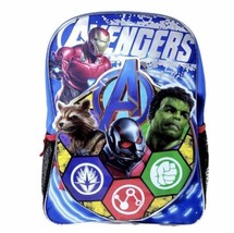 Marvel Avengers Kids Backpack - 16&quot; Blue - £13.09 GBP