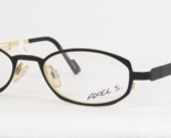 Gafas Vintage AXEL S. AX739 92 Negras 46-19-136mm Alemania (Notas) - $65.33