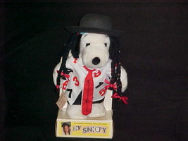 12&quot; Boy George Snoopy Plush Doll Toy Complete Outfit On Cardboard Display Stand - £116.84 GBP