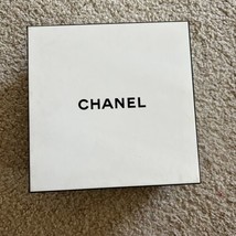 Chanel Empty Black Gift Box Thick Sturdy Wallet Purse Scarf Storage 8.5”x8.5”x4” - $29.65