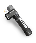 Mini 90 Degree NICRON N7 600 Lumens Tactical Waterproof Led 4 Modes Flas... - $337.30 MXN