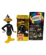Vintage Daffy Duck Lot Dakin Looney Tunes T.V Gang Box 339 Scissors 1970s - $38.79