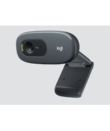 Logitech HD Webcam C270 720p V-U0018 Built In Microphone USB Camera Zoom... - $12.33 CAD