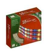 Noma/Inliten-Import 55131-88 Christmas Rope Light Set, Multi-Color, 18-Ft. - $48.39 CAD