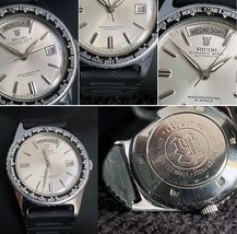 Origin 1960s RICOH Dynamic Wide 1705 World Time Automatic Day/Date 21 Je... - $695.00