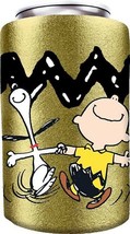 Peanuts Snoopy and Charlie Brown Dancing Huggie Can Cooler Koozie NEW UNUSED - £6.30 GBP