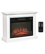 31 inch White Electric Fireplace Heater Dimmable Flame Effect and Mantel... - $655.80 CAD