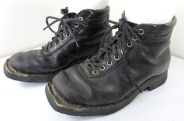 Vintage Kikut Norway 3-Pin Nordic Cross Country Ski Boots Black Size 25 ... - £19.90 GBP