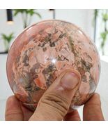 Large 90mm Pink Rosophia Quartz Crystal Healing Chakra Energy Stone Sphere Ball