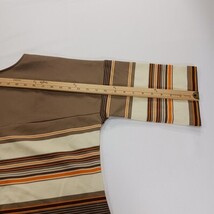 Vintage by Bogart of Texas Women's Beige/Brown Stripes Pullover Blouse Chest 42" image 6