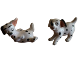 Lot of 2 Vintage Disney 101 Dalmatians Puppy Dog Porcelain Figurines Japan - $17.00