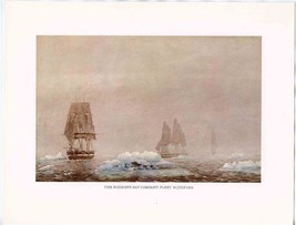 The Hudson&#39;s Bay Company Fleet 31 July 1819 Color Print  - £14.24 GBP