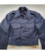 Vintage Military Blue Dress Jacket Size 38S K-3075 - £28.67 GBP