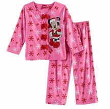 Minnie Mouse Disney Flannel Pajamas Sleepwear Set Nwt Toddler&#39;s Sz. 2T Or 4T - £15.67 GBP