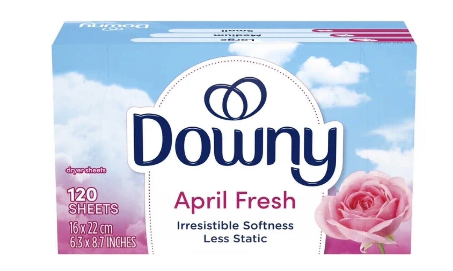 Downy Dryer Sheets, April Fresh, 120 Count - $13.95