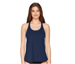 NEW NWT TYR Women&#39;s Solid Taylor Tank Swimming Top, Navy Blue, X-Small XS Shirt  - £21.91 GBP