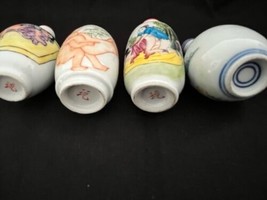 Set of 4 Antique porcelain snuff bottles  with erotic pictures, marked - £148.73 GBP