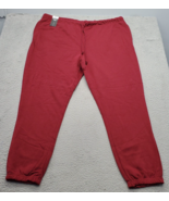 No Boundaries Jogger Pants Mens 2XL Burgundy Fleece Stretch Polyester Dr... - €19,81 EUR