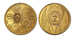 1990 AINA American Israel Numismatic Association medal token, AINA-ANA-A... - $3.49