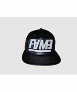 Hall of FAME 2nd Sucks Black Faux Leather 3D Glow In Dark Baseball Cap S... - $32.58 CAD