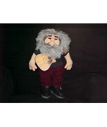 18&quot; Jerry Garcia Plush Doll With Guitar From Grateful Dead By Gund 1998 - $148.49