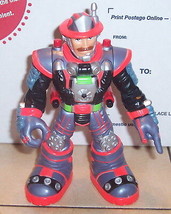 Vintage 2001 Fisher Price Rescue Heroes Fire Fighter Action Figure #2 - $14.43