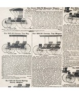 1900 Wagons Transportation Advertisement Victorian Sears Roebuck 5.25 x 7&quot;  - $393.31 MXN