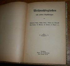 Weihnachtsglocken Und Andere Erzählungen Christmas Bells &amp; Tales Old German Book - £108.37 GBP