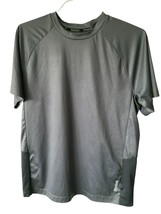 Reebok Mens Short Sleeve Gray Athletic Athleisure Top Tee Tshirt Euc M - £9.16 GBP