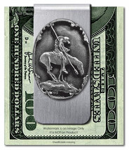 END OF TRAIL STAINLESS STEEL MONEY CLIP -DISCONTINUED- NATIVE AMERICAN CULTURE' - $45.51