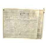 Vintage Copy of Hallmark 1981 Corporate Organizational Chart Poster 14 x... - $15.57