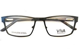 VIVA Eyewear VV4035 002 Black Metal  Eyeglasses 54-17-145 with Demo Lenses - $1,387.13 MXN