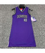 Sacramento Kings Bibby #10 Jersey Shirt Youth Girl Small 7-8 Reebok Purp... - $26.35 CAD