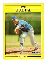 1991 Fleer #156 Bob Ojeda New York Mets - £2.35 GBP