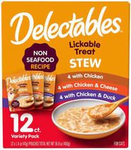 Hartz Delectables Non-Seafood Stew Lickable Treat For Cats Variety Pack - £30.34 GBP+
