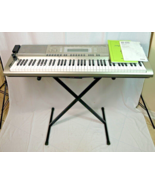 Casio WK-200 76-Key Digital Piano Keyboard/Synthesizer w/ Stand &amp; Adapte... - £156.60 GBP