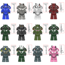 6/12Pcs Fallout Minifigures Brotherhood of Steel The Enclave Soldier Min... - $36.30 CAD+