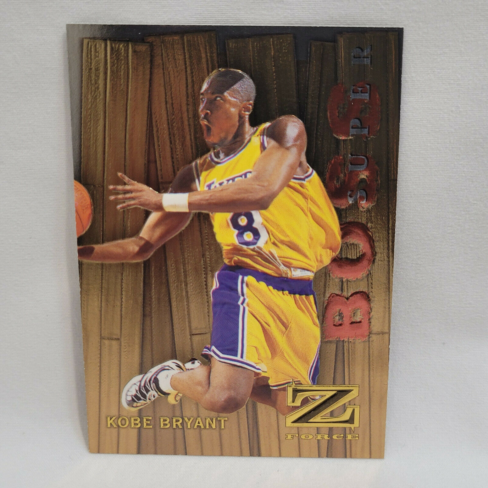 Primary image for 1997-1998 Kobe Bryant SkyBox Z-Force SUPER BOSS Embossed 3/20SB LA Lakers