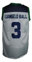 Liangelo Ball #3 Chino Hills Huskies Basketball Jersey New Sewn Grey Any Size image 5