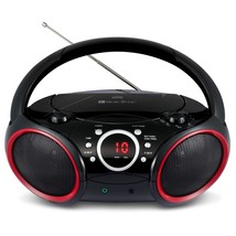 030C Portable Cd Player Boombox With Am Fm Stereo Radio, Aux Line In, He... - £59.08 GBP