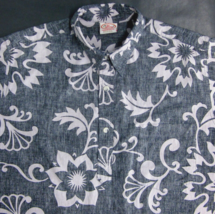 Go Barefoot Men&#39;s (Large) 3-Button REVERSE PRINT Aloha Pullover Shirt USA - £27.75 GBP