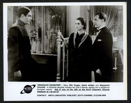 8 x 10 press photo * SCI FI CHANNEL - DRACULA'S DAUGHTER Otto Kruger, Gl... - $13.81