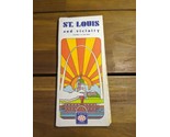Vintage 1972 St Louis And Vicinity Gateway To The West AAA Travel Brochu... - £31.30 GBP