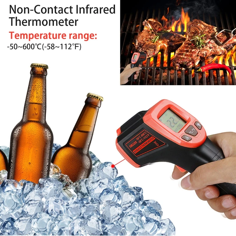 -50~600â„ƒ / -58~1112â„‰ GM320S Non-Contact Industrial Infrared Thermometer IR H - £19.73 GBP