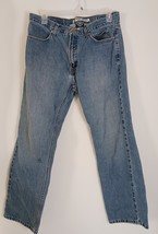 Harley Davidson Jeans Mens 36x32 Blue Straight Leg Distressed Relaxed St... - $463.01 MXN
