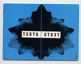 Air France Games Puzzles Psychological Tests In Flight Booklet 1960's - $32.64